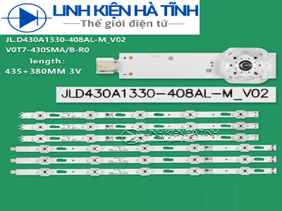 THANH LED TIVI SAMSUNG UA43TU7000 UA43TU8000 UA43TU8200 43TU7000 43TU8000 43TU8200 43tu8100 HÀNG MỚI L030